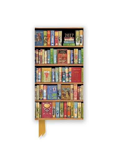 Bodleian Libraries: Bookshelves 2027 Luxury Slimline Pocket Diary Planner – Week to View