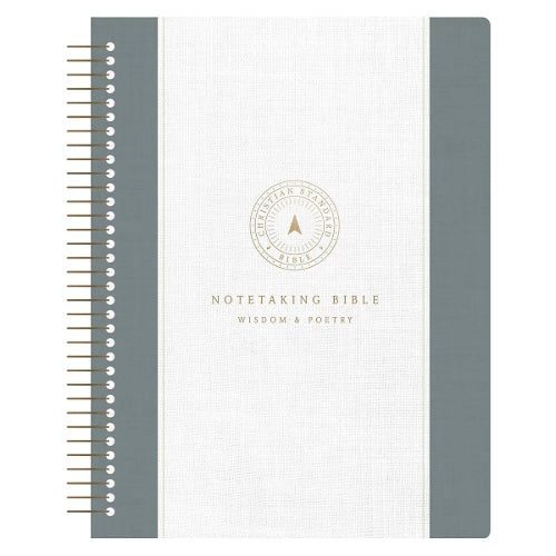 CSB Spiral-Bound Notetaking Bible, Optimal Type, Wisdom and Poetry