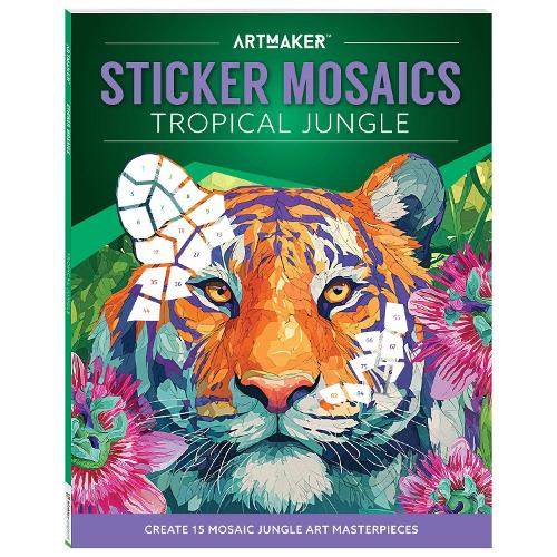 Art Maker Sticker Mosaics Tropical Jungle