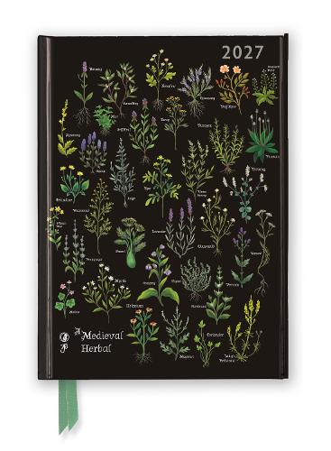 Anna Stead: A Medieval Herbal 2027 Luxury Diary Planner - Page to View with Notes