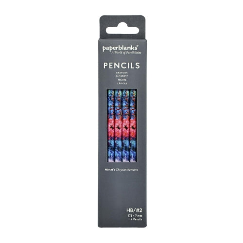 Monet’s Chrysanthemums 4 Pack Pencils