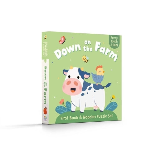 First Book & Wooden Puzzle Set - Down on the Farm