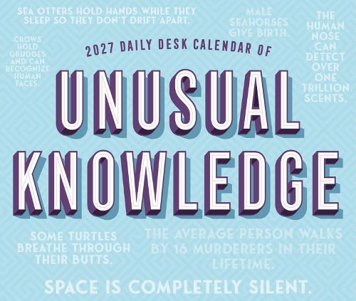 Daily Desk Calendar of Unusual Knowledge 2027 Box
