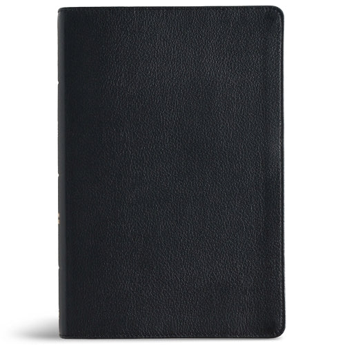 CSB Giant Print Reference Bible, Optimal Type, Digital Study Edition, Black Genuine Leather