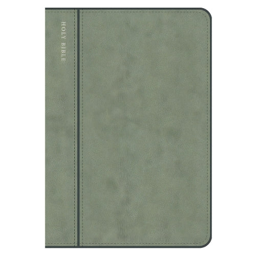 CSB Personal Size Giant Print Bible, Optimal Type, Digital Study Edition, Sage Suedesoft Leathertouch