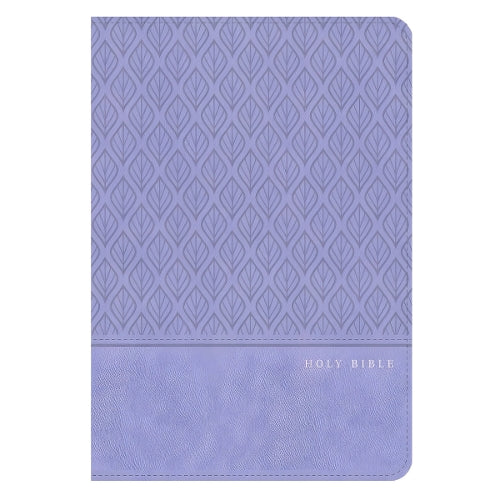 CSB Giant Print Reference Bible, Optimal Type, Digital Study Edition, Lavender Leathertouch