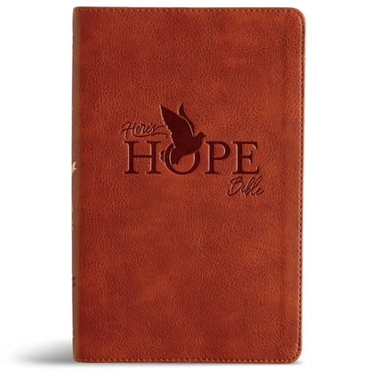 CSB Here's Hope Bible, Burnt Sienna Leathertouch