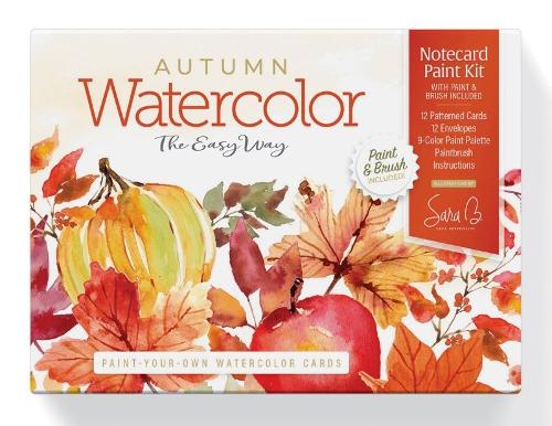 Watercolor the Easy Way Paint-Your-Own Watercolor Cards Autumn