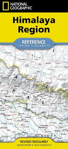 National Geographic Himalayas Map