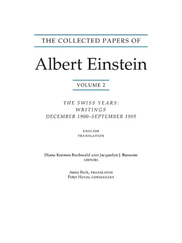 The Collected Papers of Albert Einstein, Volume 2 (Translation Supplement)