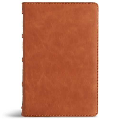 CSB Thinline Bible, Optimal Type, Holman Handcrafted Collection, Marbled Chestnut Premium Calfskin