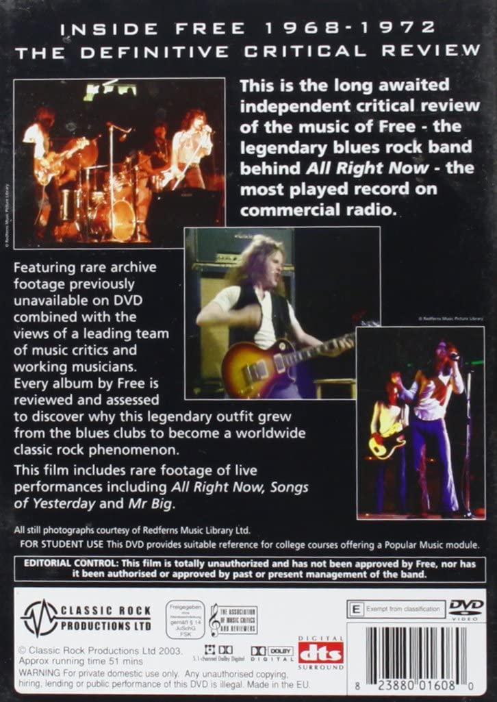 Free - Inside Free 1968 To 1972