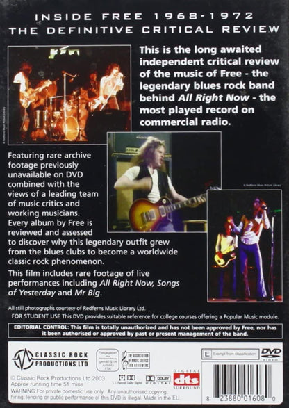 Free - Inside Free 1968 To 1972