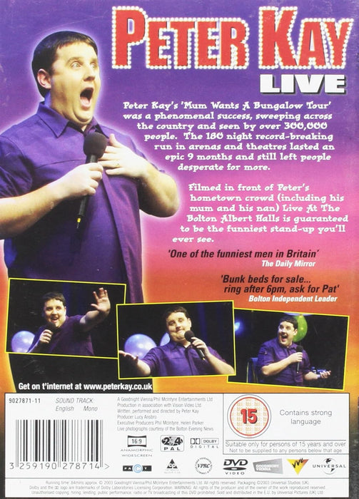 Peter Kay - Live At The Bolton Albert Halls