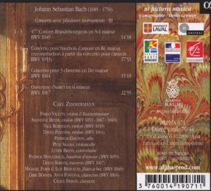 Concerts With Several Instruments - Iii (Zimmermann)