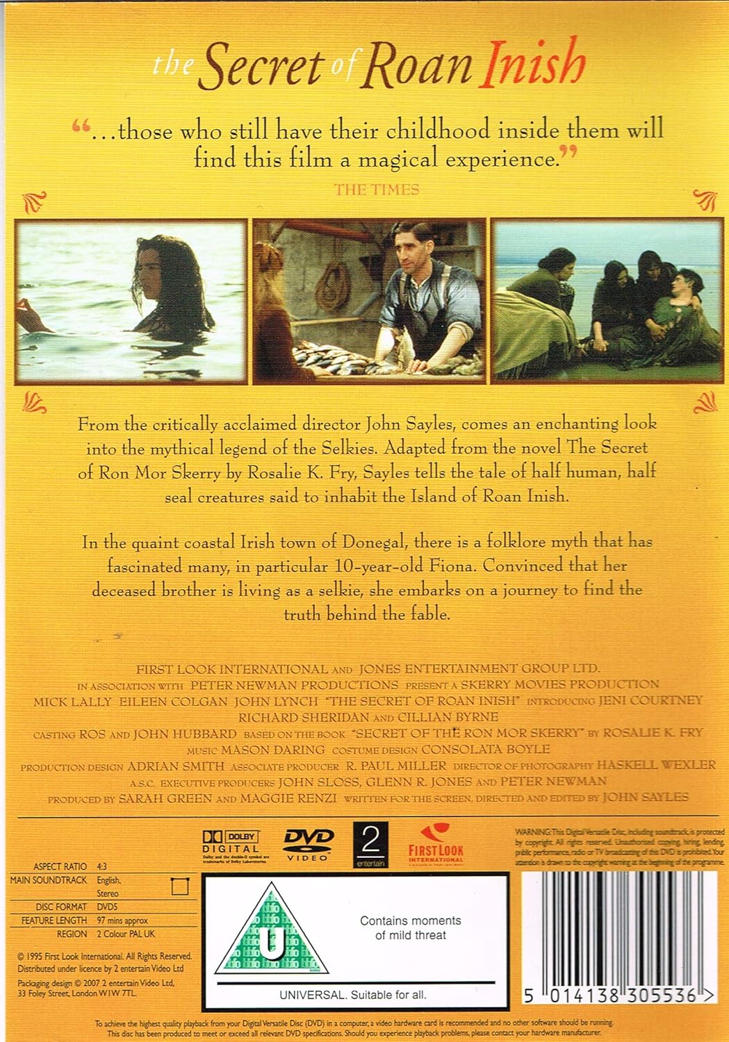 The Secret Of Roan Inish (Uk Ed. Language: English)