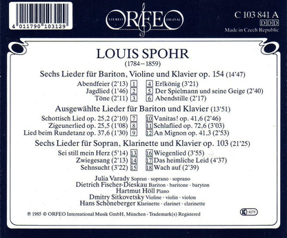 Lieder (Schoneberger, Fischer-dieskau, Varady)
