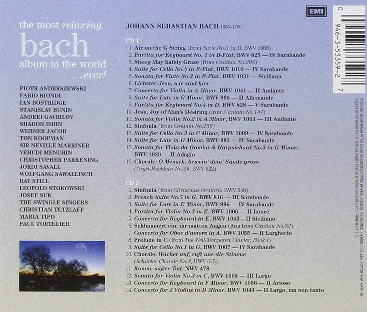 most relaxing bach album in the world...ever