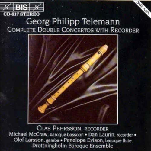 Complete Double Concertos With Recorder (Persson, Laurin)