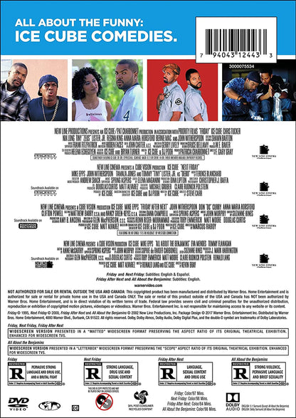 4 Film Favorites: Ice Cube (All About the Benjamins, Friday, Next Friday, Friday After Next)