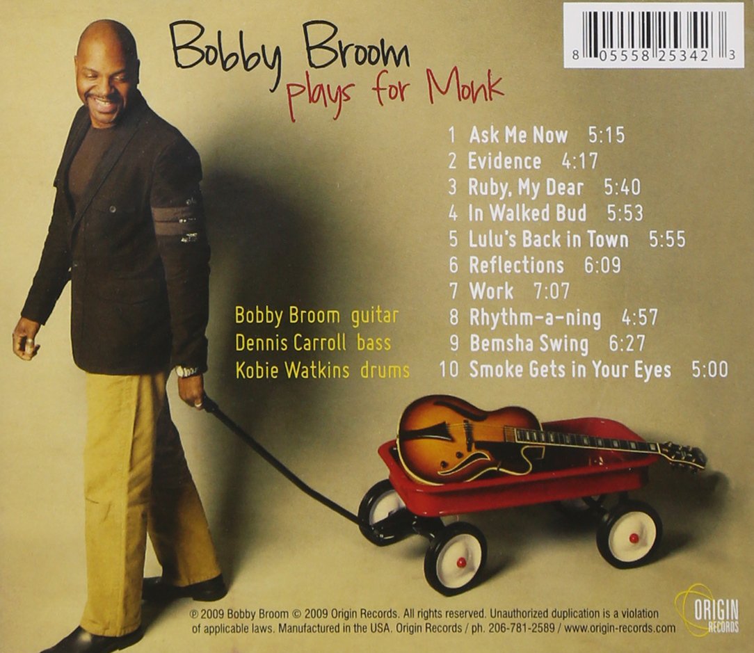 Bobby Broom Plays for Monk