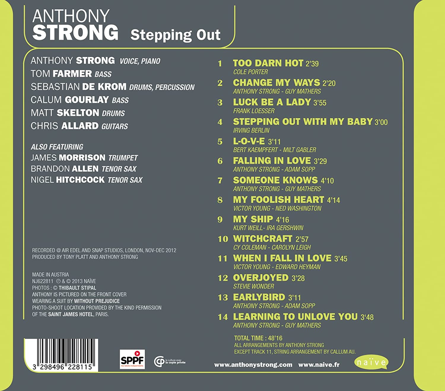 Stepping Out - Anthony Strong
