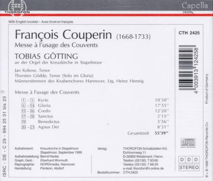 Messe a L'usage Des Couvents