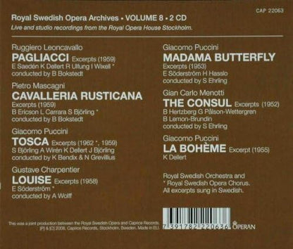 Royal Swedish Opera Archives Vol. 8