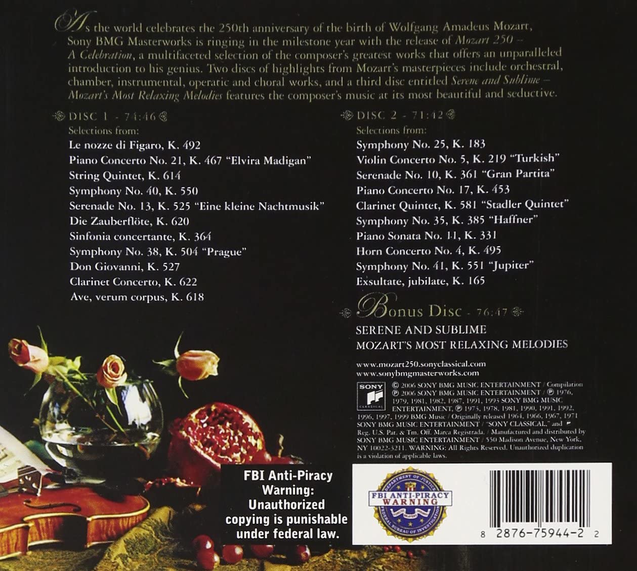Mozart 250: Celebration of Genius of Mozart