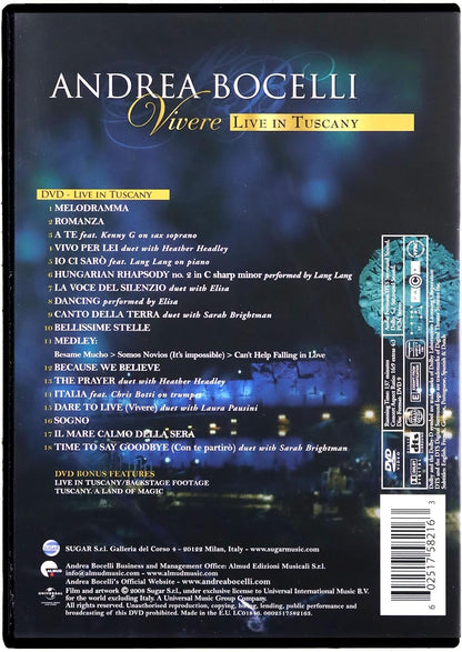 Andrea Bocelli: Vivere - Live in Tuscany