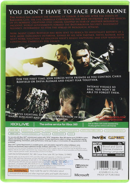 Resident Evil 5 - Xbox 360 Xbox 360 Standard
