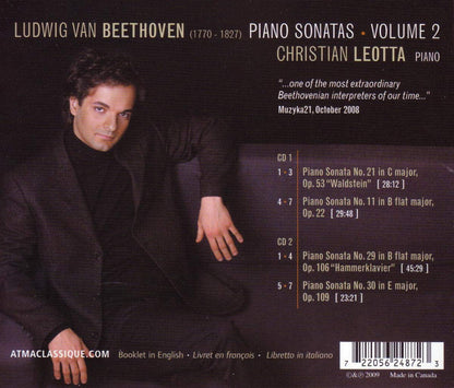 Piano sonatas, Vol 2
