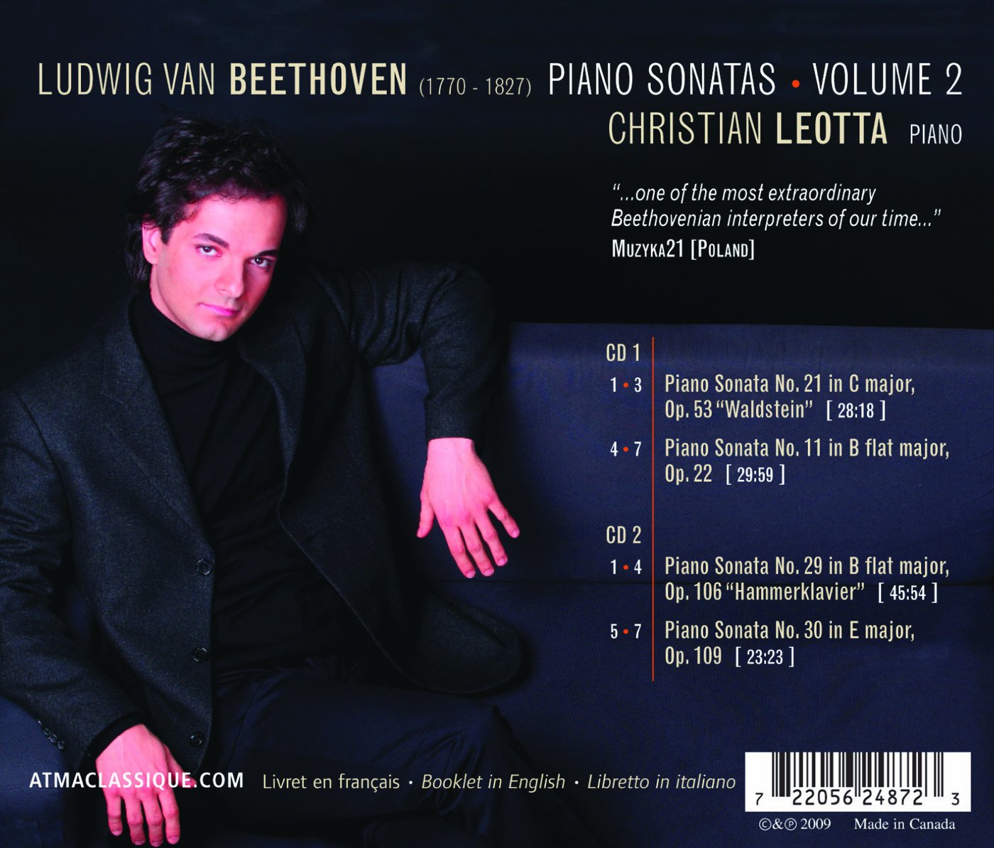Piano sonatas, Vol 2