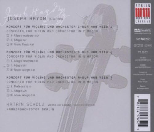 Violin Concertos (Scholtz)