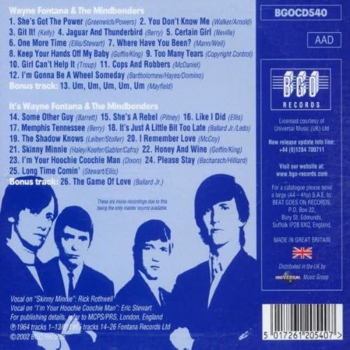 Wayne Fontana & The;It's Wayne Fontana & The Mindbenders