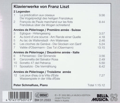 Piano WKS of Liszt