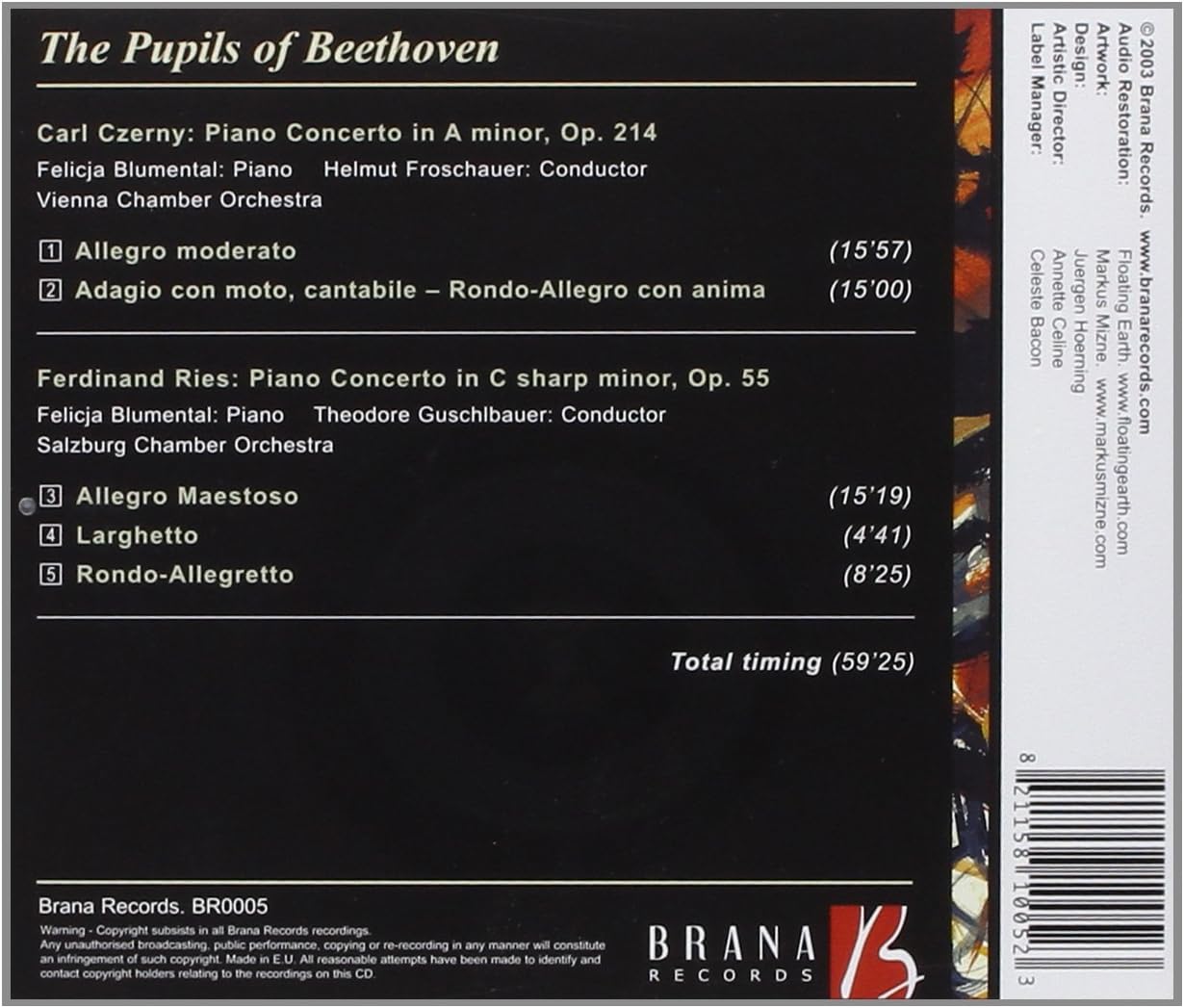 Vien Felicja Blumental: Piano - The Pupils Of Beethoven