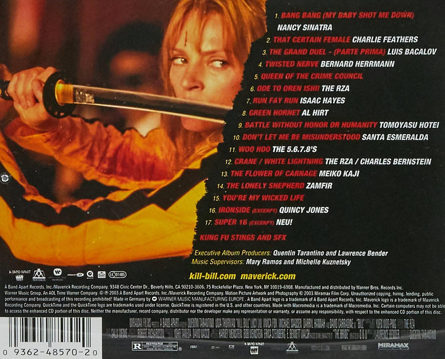 Nancy Sinatra / Charlie Feathers / Rza: Kill Bill Vol.1 soundtrack  explicit_lyrics