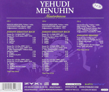 Yehudi Menuhin Masterpieces