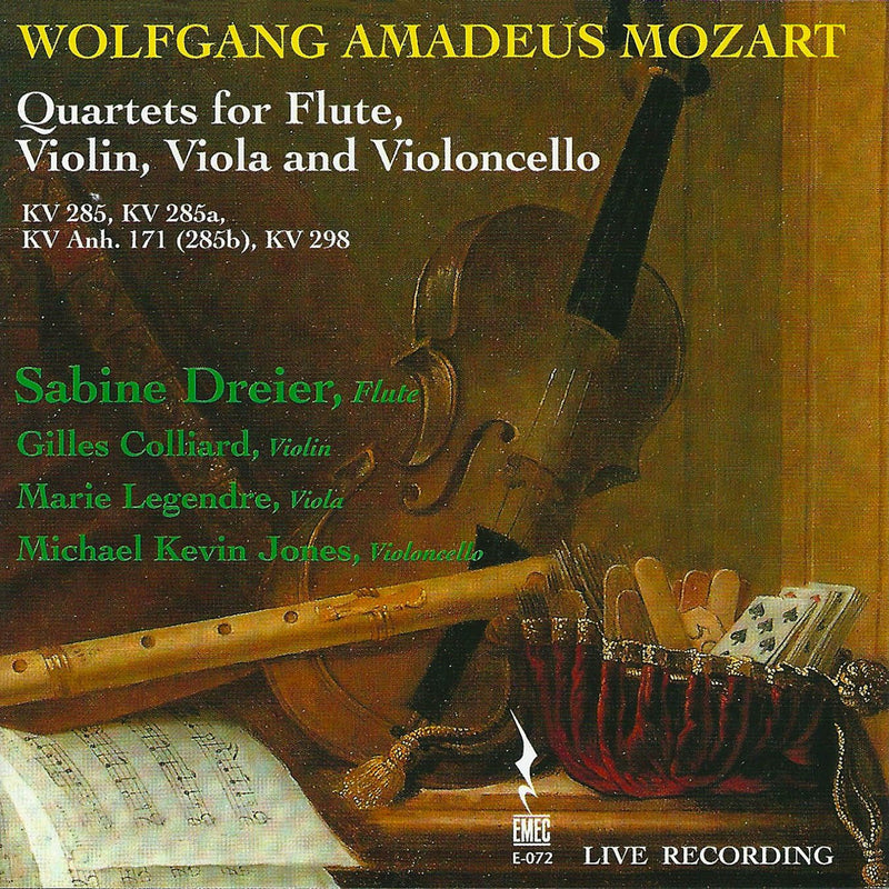 Quartets for Flute Violin Viola & Viloncello