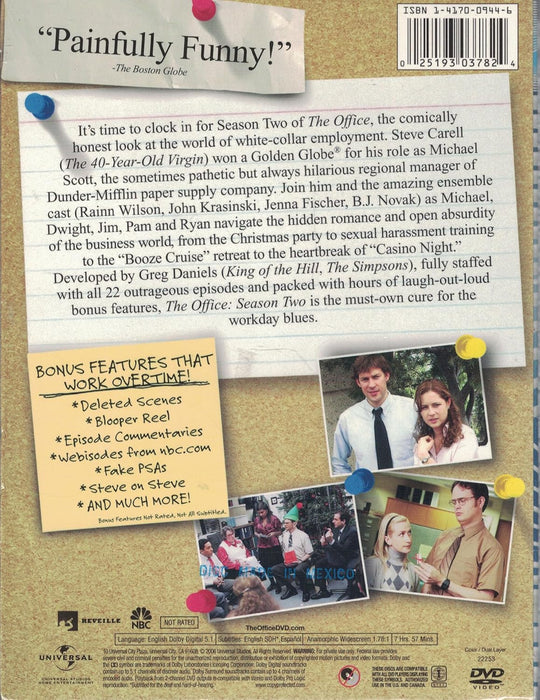 OFFICE, THE:SEASON 2(4DISC