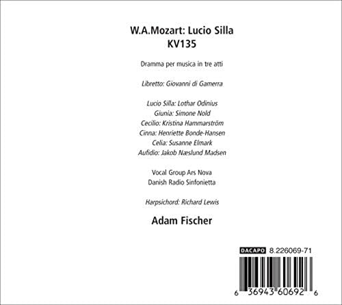 Lucio Silla (Fischer, Danish Radio Sinfonietta)