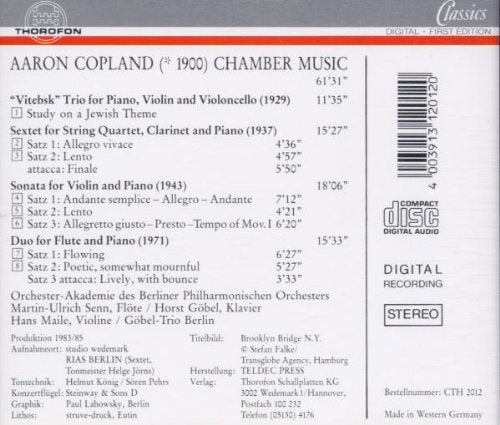 Vitebsk Trio for Piano Violin & Cello