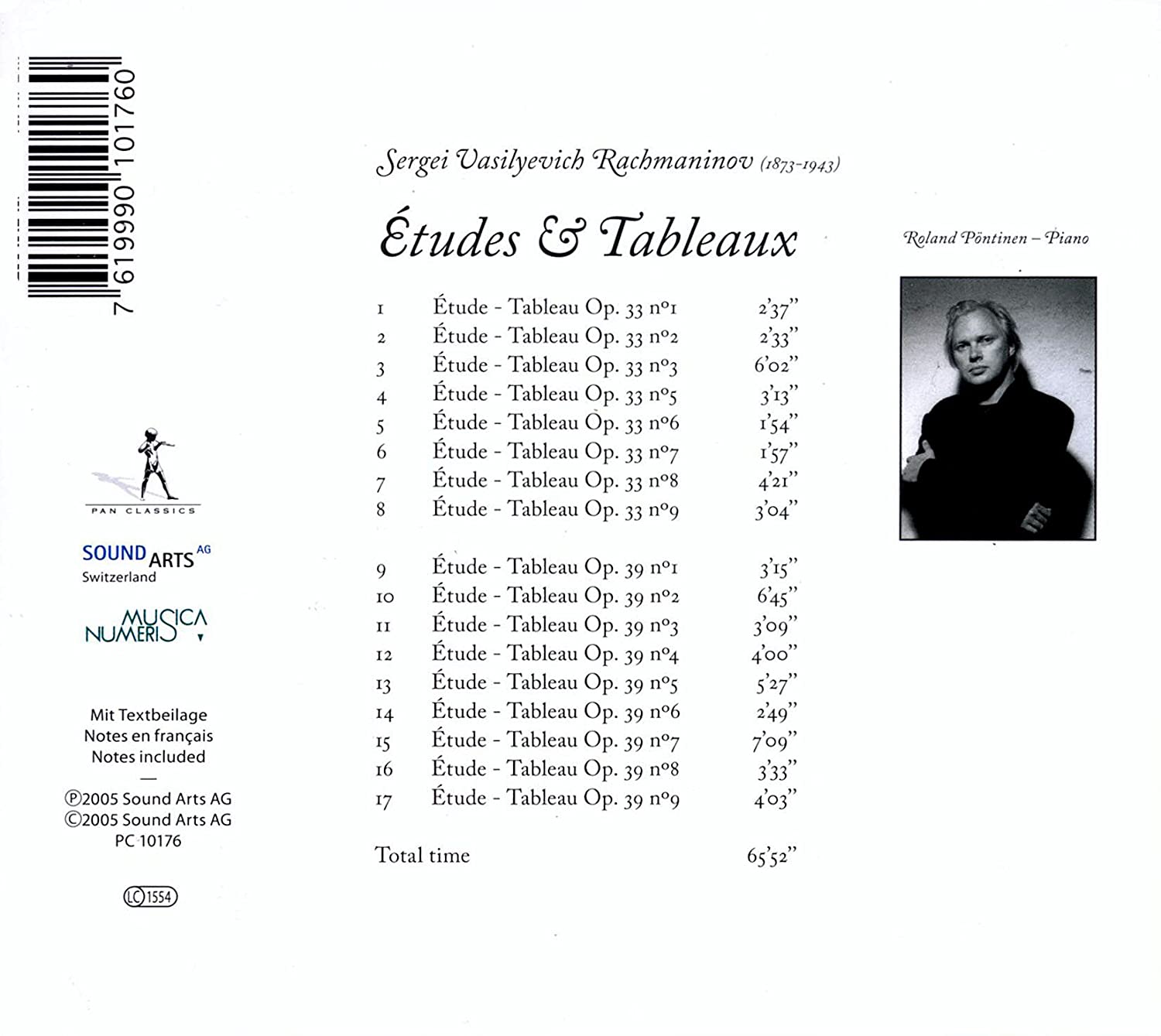 Sergei Rachmaninov - Études & Tableaux