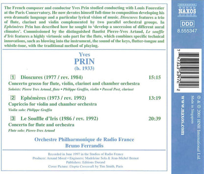 Le Souffle D'iris, Ephemeres (Op De Rad France, Ferrandis)