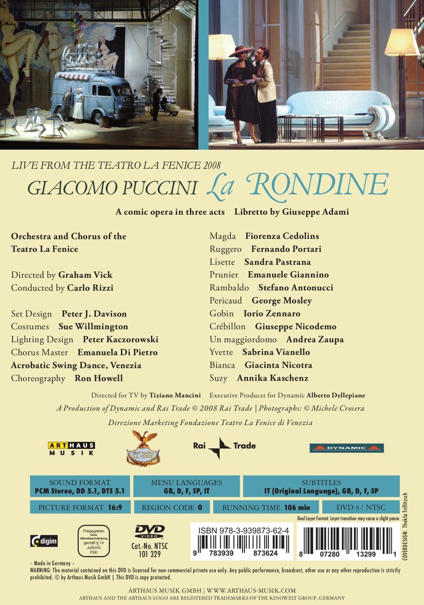 Puccini: La Rondine