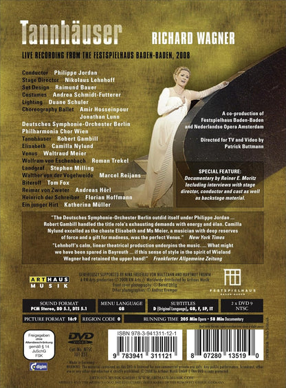 Wagner, Richard - Tannhäuser (2 DVDs