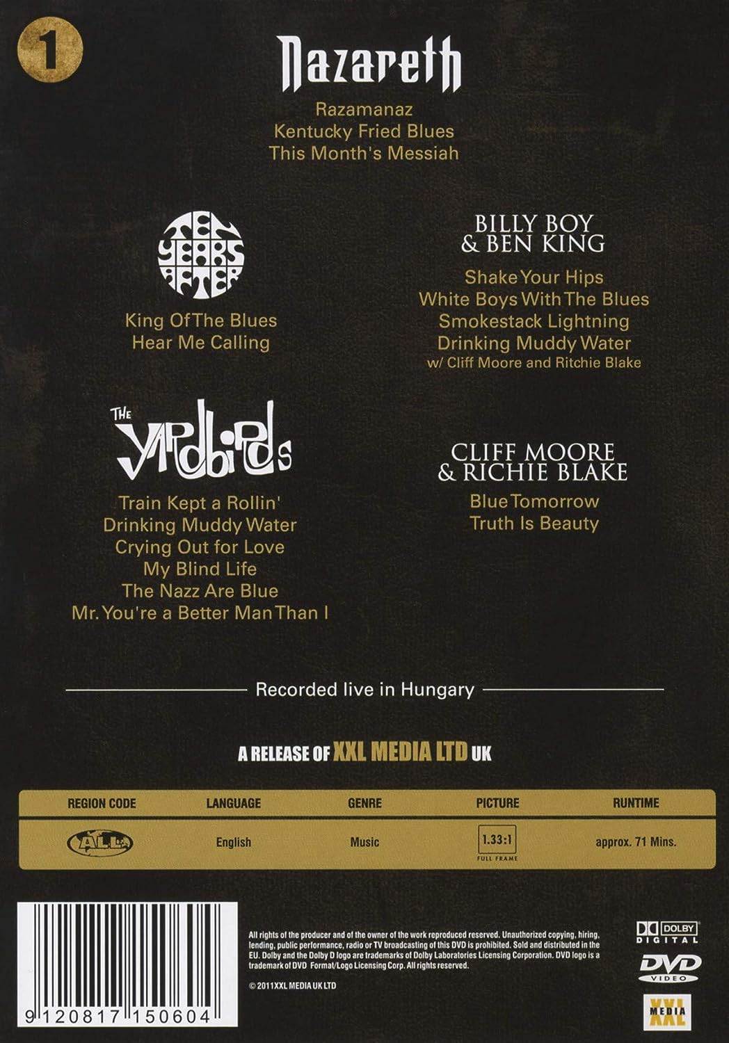 Blues Fest Vol.1 - Nazareth/yardbirds/ten Years After
