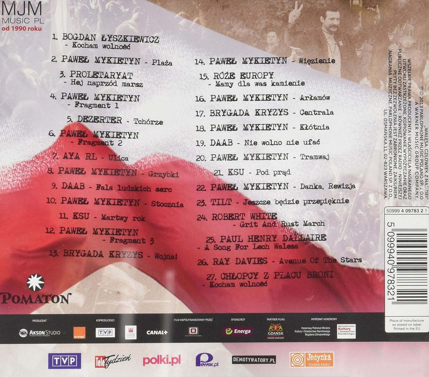 Walesa: Czlowiek Z Nadziei / Soundtrack.
