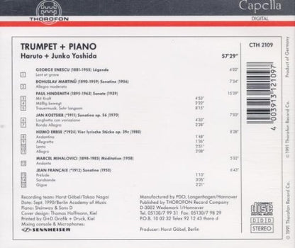 Trumpet & Piano Legende / Sonatina